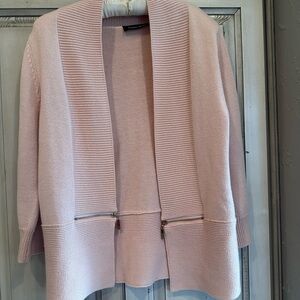Ivanka Trump Soft Pink Cardigan Sweater